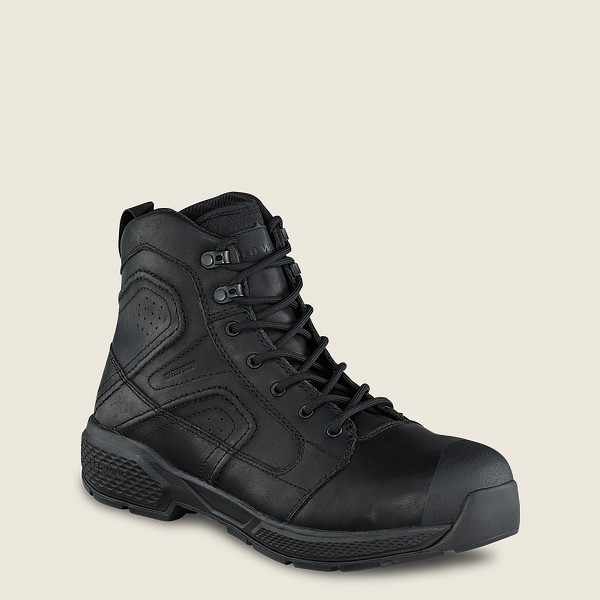 Botas de Seguridad Red Wing Hombre Negros - Exos Lite - 6-Inch Waterproof Toe - 120-LHUSDO